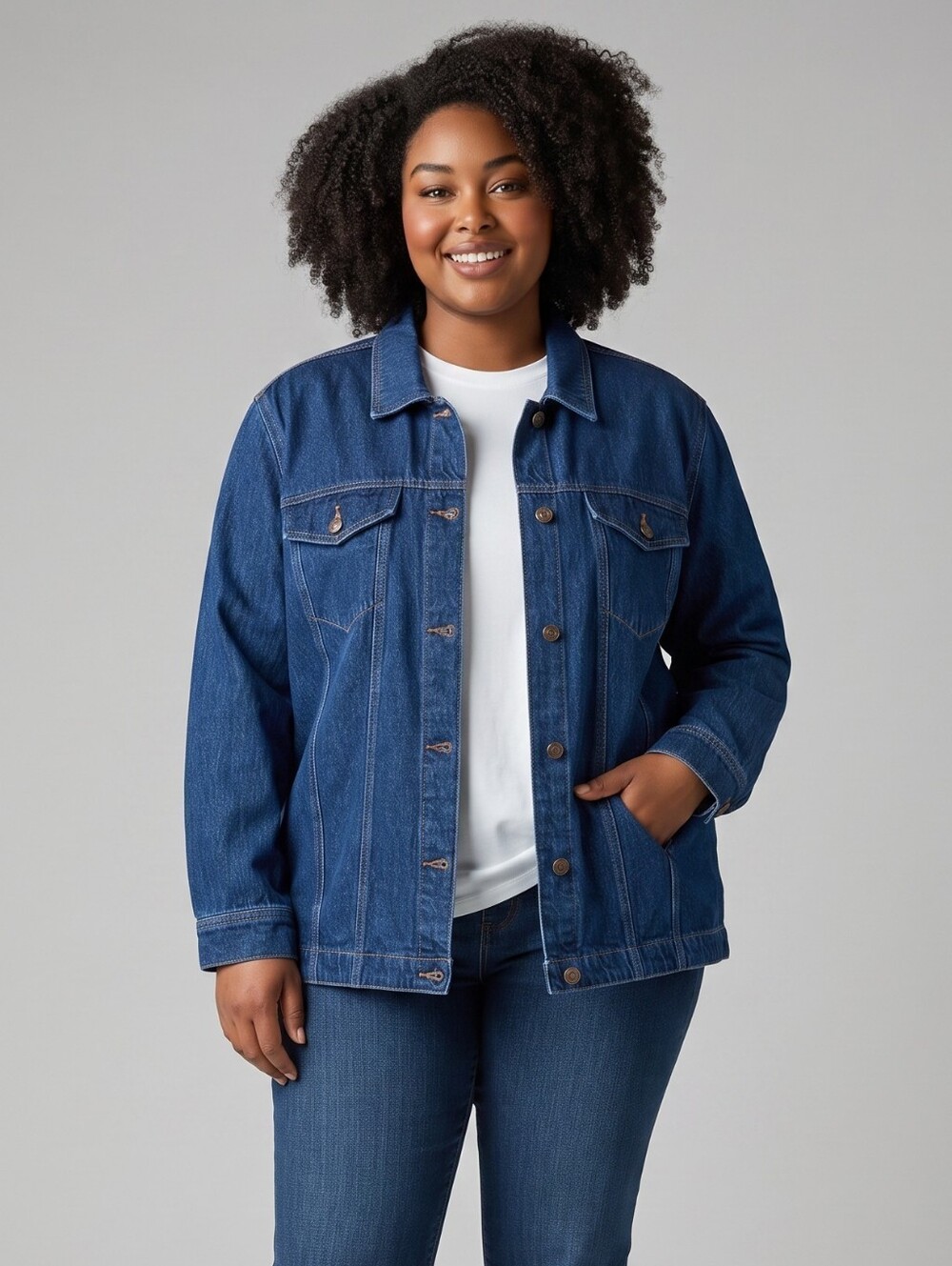 Style & Co. Blue Jean Jacket